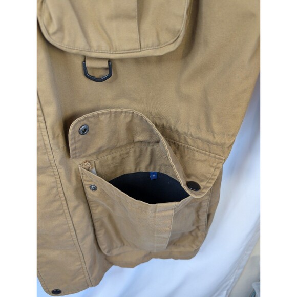 Roundtree & Yorke Outdoors Men's Beige Safari Coat Button Zip Jacket X-Large - Picture 8 of 15